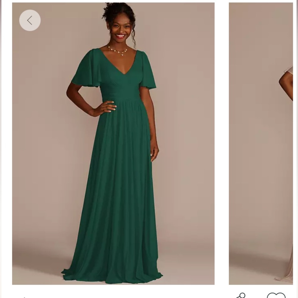 David’s Bridal Bridesmaid Dress